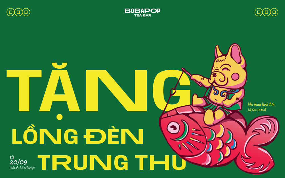 Bobapop tặng lồng đèn Trung Thu cực dễ thương