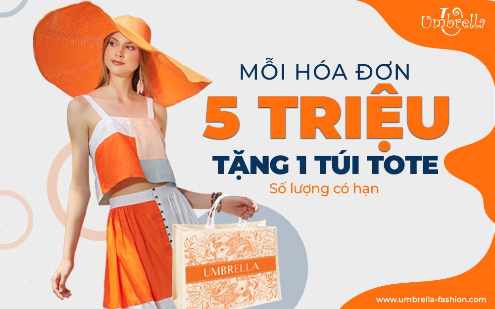 TẶNG TÚI TOTE CHO HÓA ĐƠN TỪ 5 TRIỆU