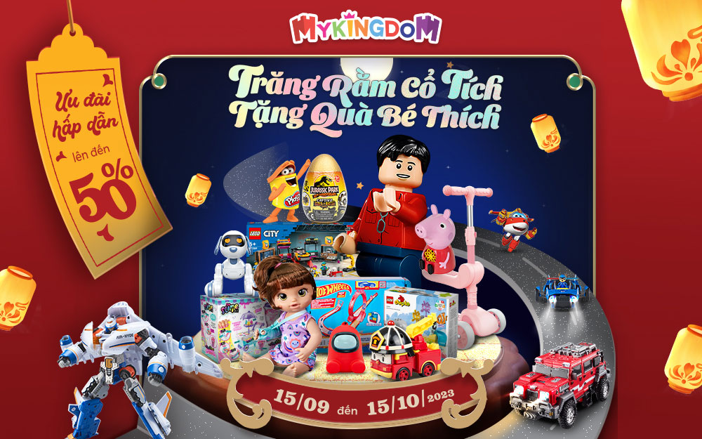 Đón Trung Thu cùng ưu đãi cực hấp dẫn từ Mykingdom