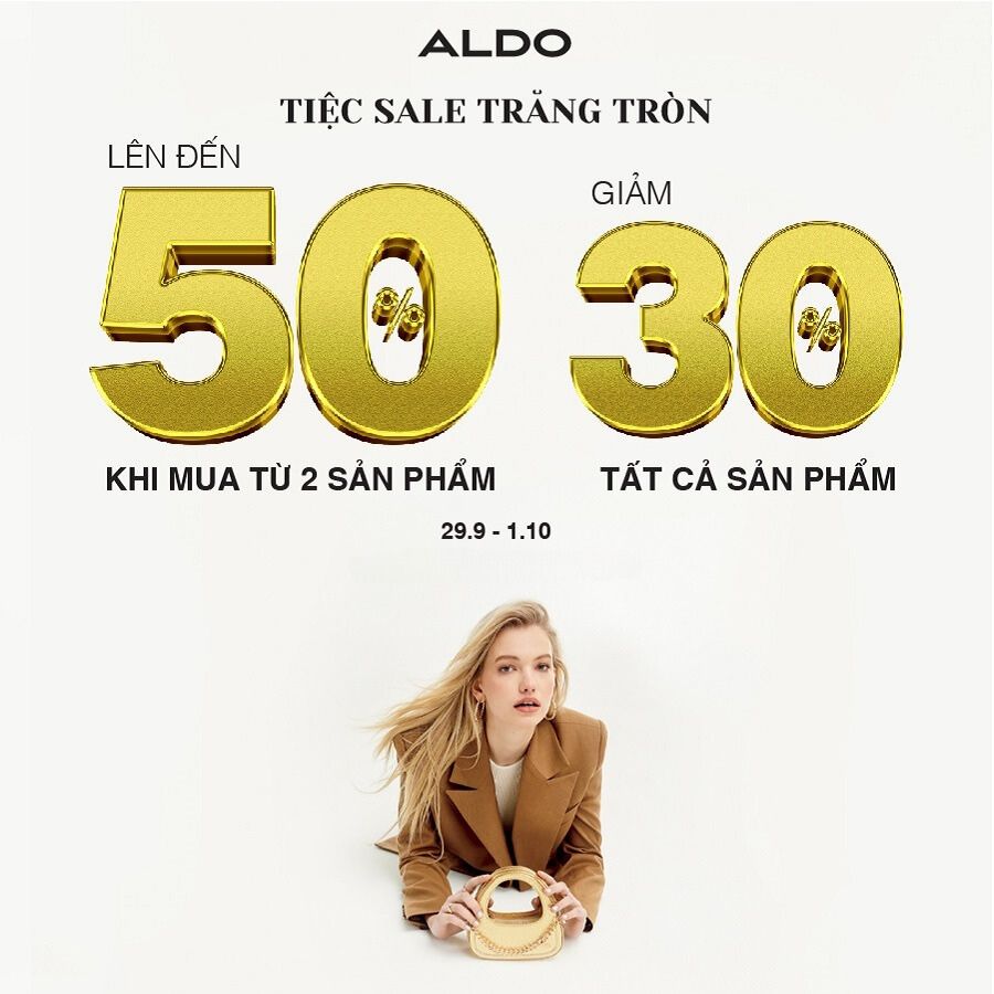 ALDO | TIỆC SALE TRĂNG TRÒN