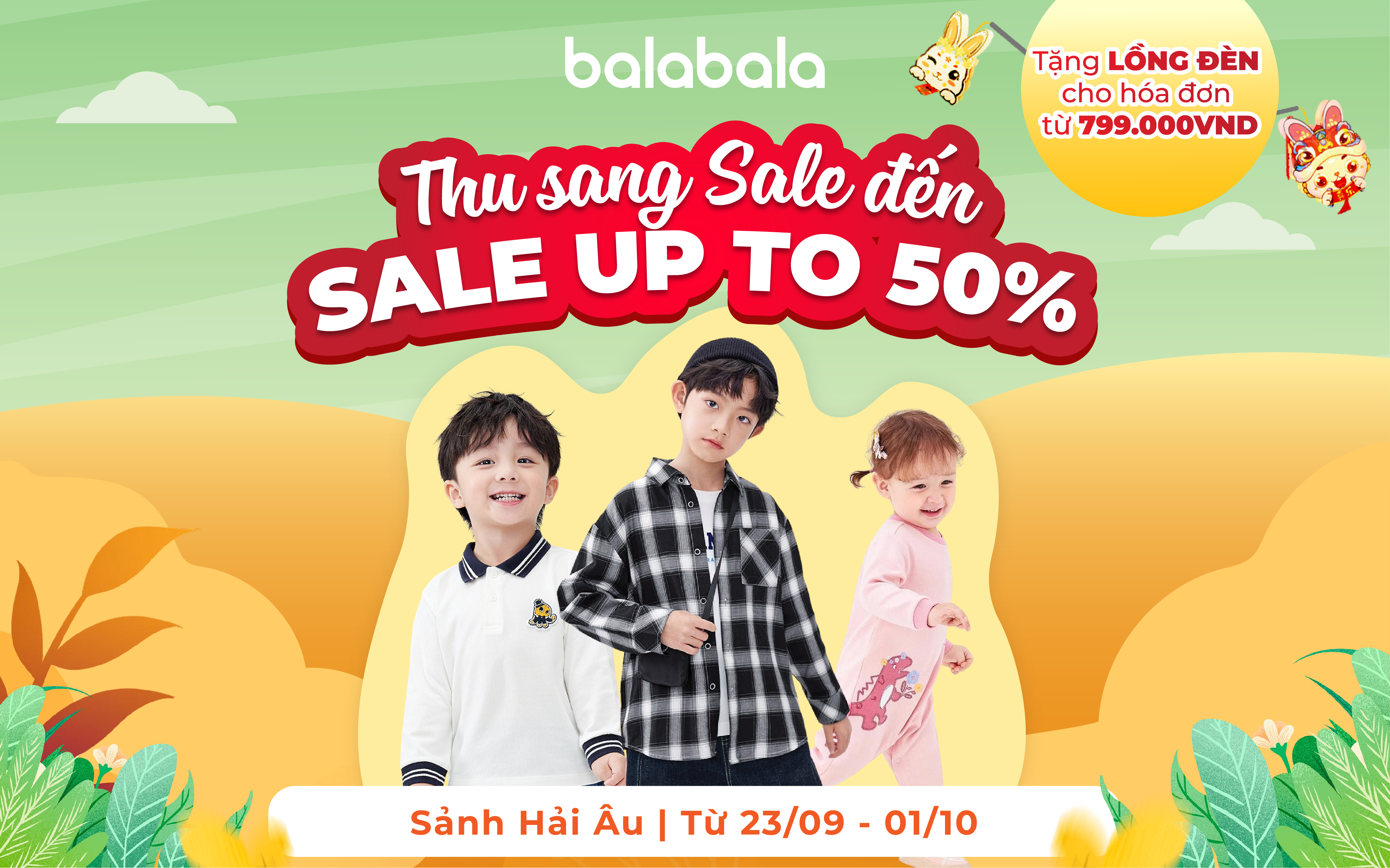 🍂 Thu Sang Sale Đến – Balabala giảm đến 50%