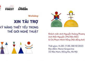 Workshop: Xin tài trợ – Kỹ năng thiết yếu trong thế giới nghệ thuật