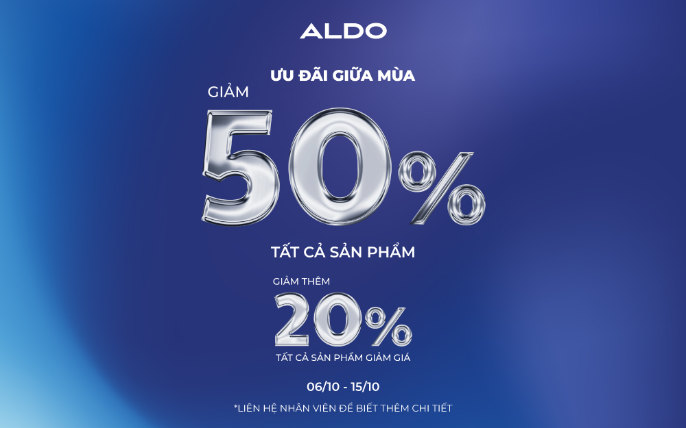 ALDO | ƯU ĐÃI GIỮA MÙA