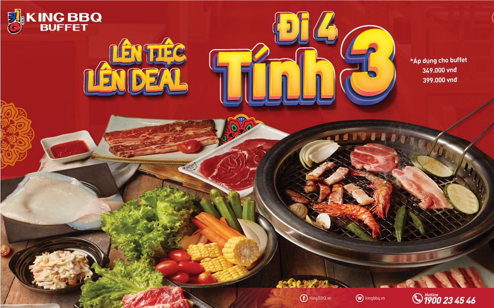 [MB] BUFFET CHẤT CHILL – ĐI 4 TÍNH TIỀN 3