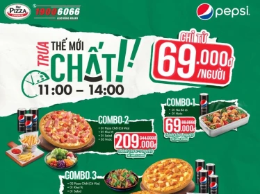 The Pizza Company - Mưa gió quá đi, trưa nay ăn gì?