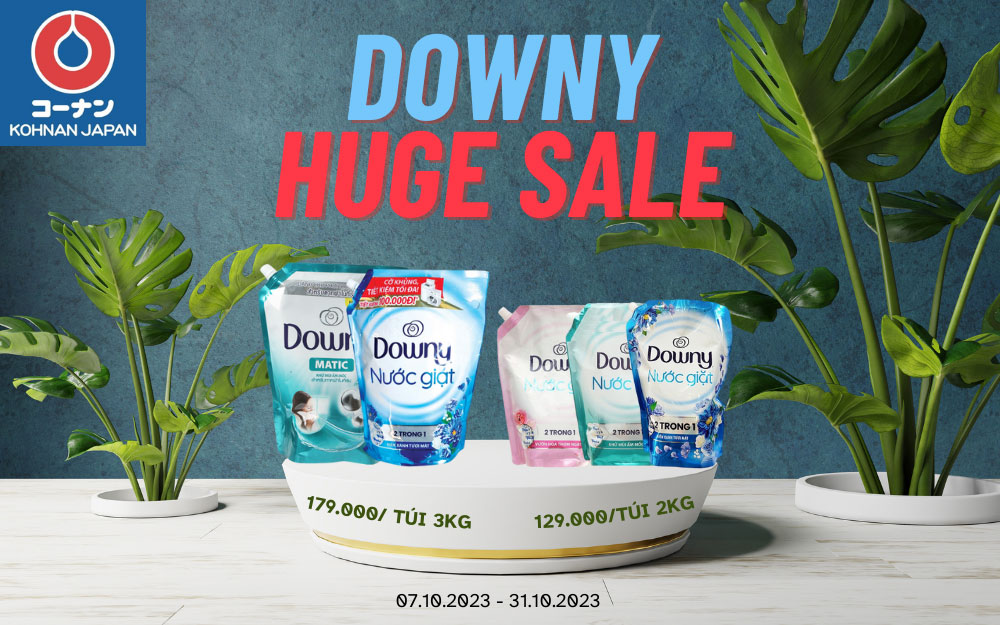 Downy Huge Sale – Super Deal từ KOHNAN