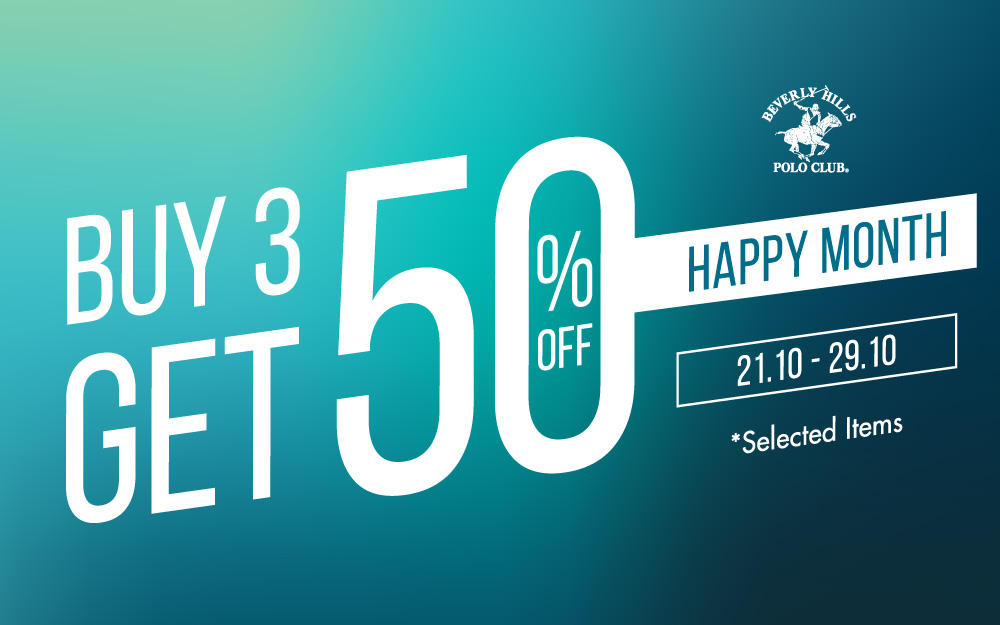 HAPPY MONTH – SALE OFF 50%