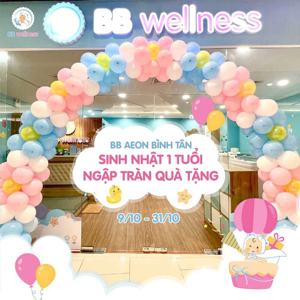 Mừng sinh nhật – Rinh quà xinh cùng BB Wellness AEON MALL Bình Tân