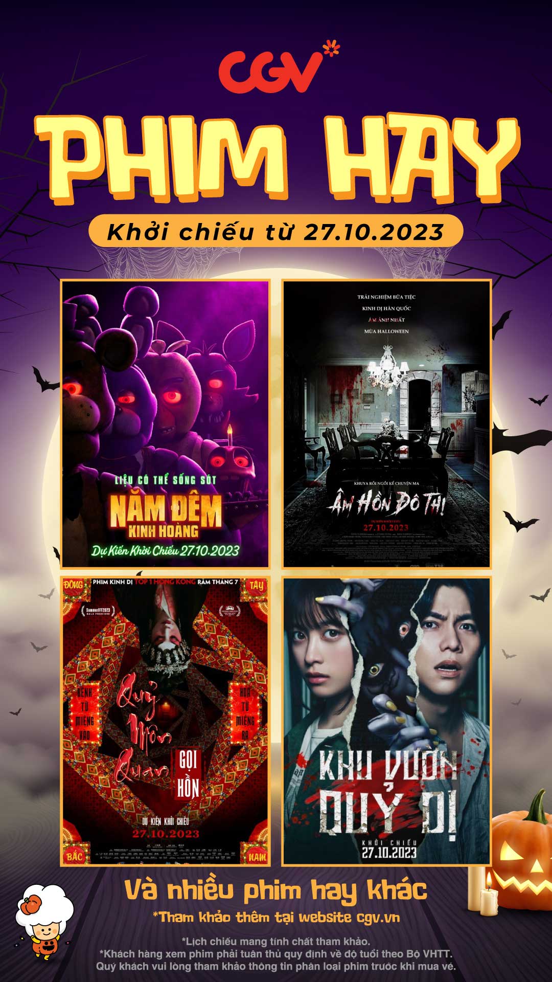 Happy Halloween – Đón chào những “bom tấn” kinh dị cùng CGV