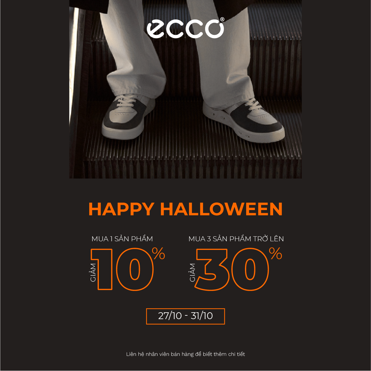 ECCO – HAPPY HALLOWEEN – ƯU ĐÃI ĐẾN 30%