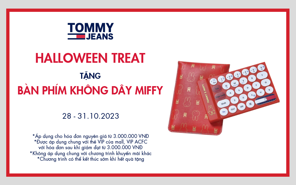 HALLOWEEN TREAT – TẶNG BÀN PHÍM KHÔNG DÂY MIFFY