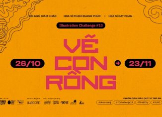 Illustration Challenge #13: Vẽ con Rồng