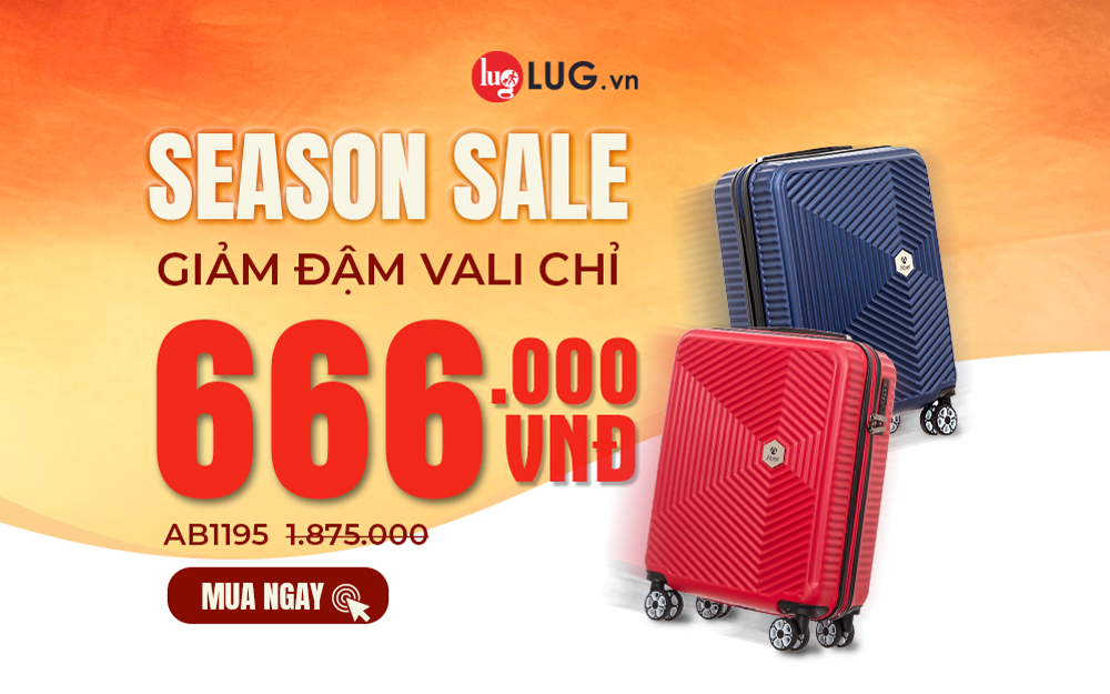 SEASON SALE – VALI ĐỒNG GIÁ CHỈ TỪ 666k