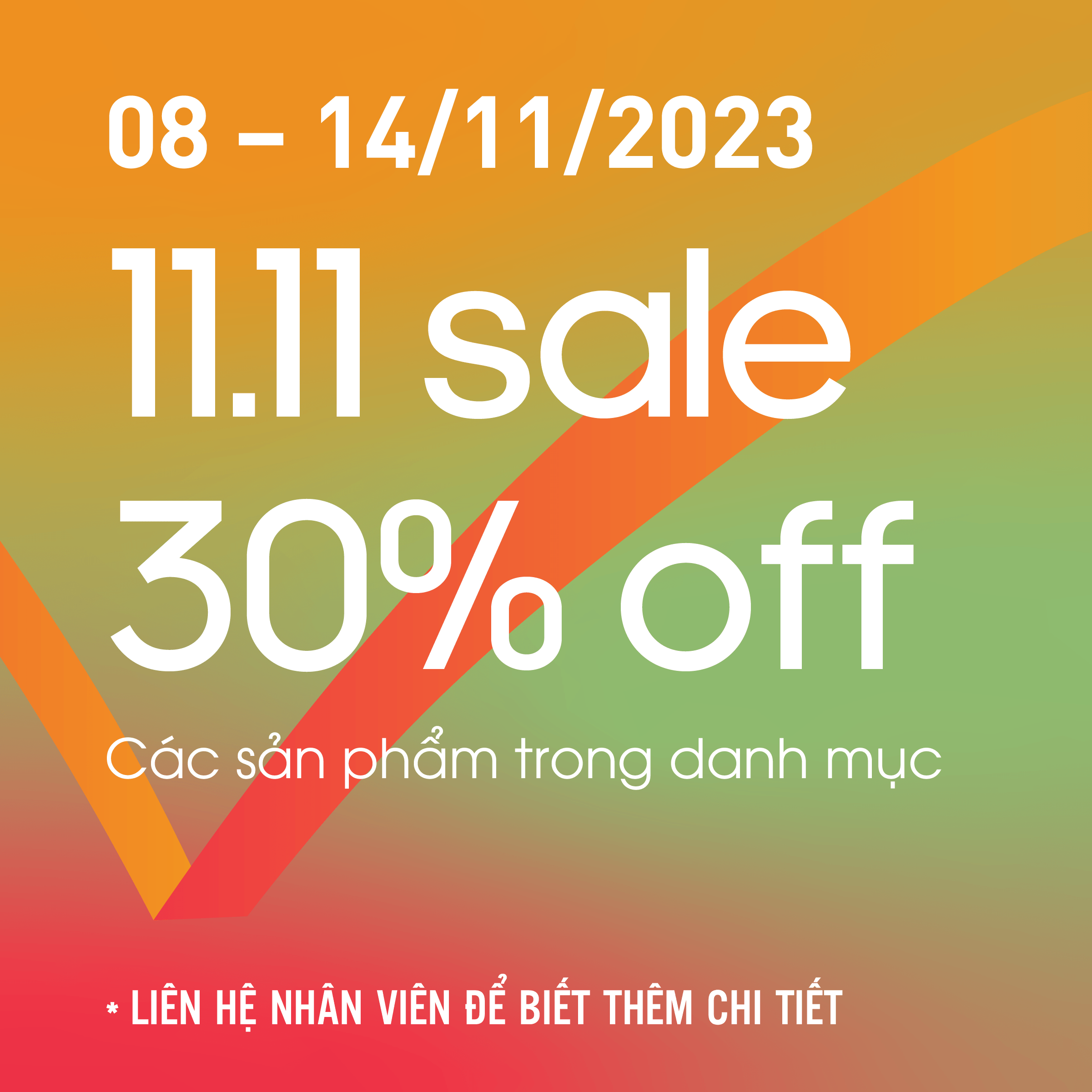 ADIDAS – 11.11 SALE – GIẢM 30-50%