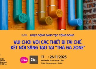 Vui chơi với các thiết bị tái chế, kết nối sáng tạo tại “Thả Ga Zone”