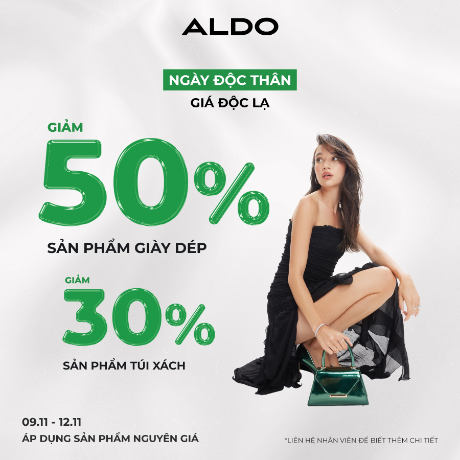 ALDO | NGÀY ĐỘC THÂN, GIÁ ĐỘC LẠ