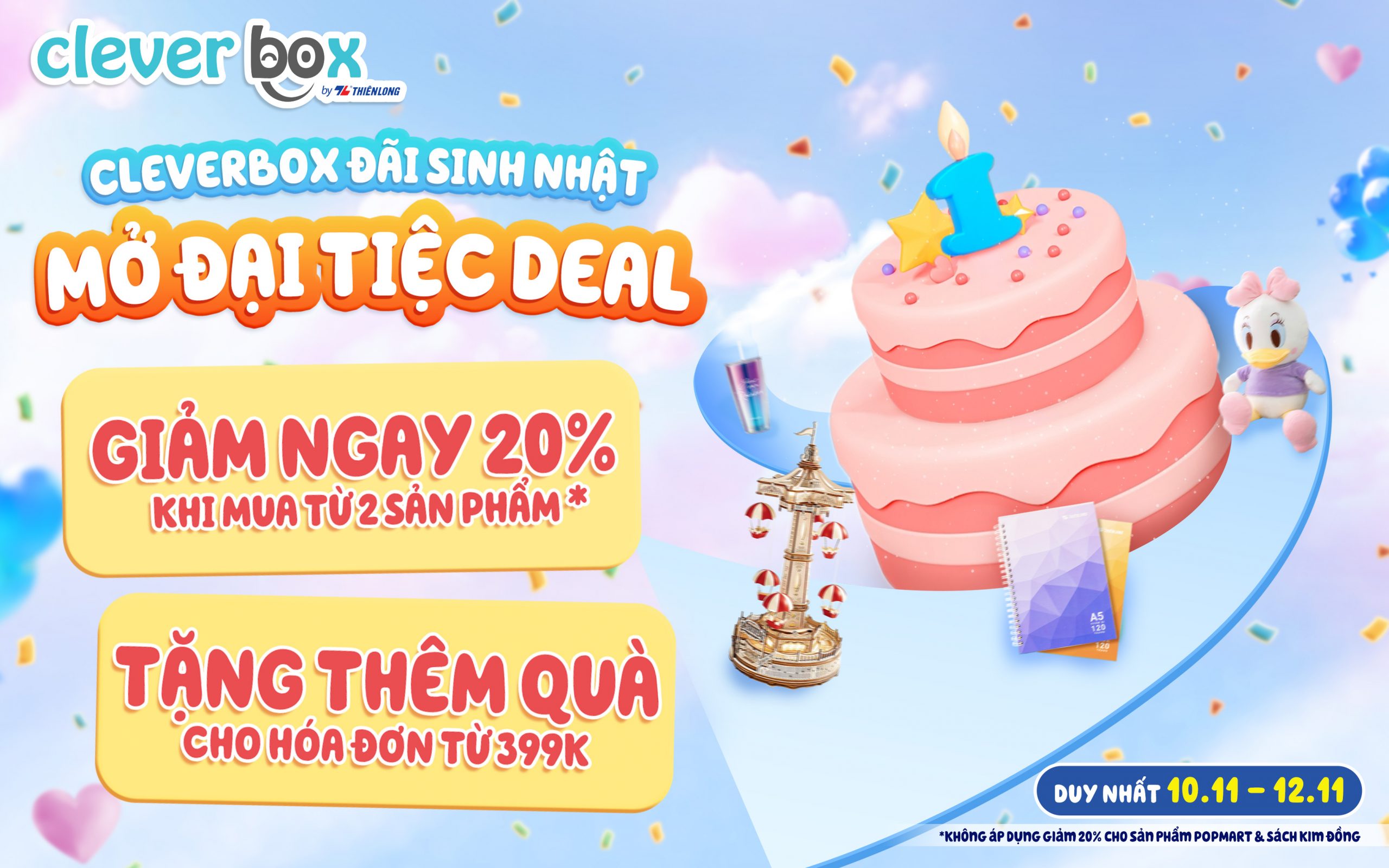 CHÚC MỪNG SINH NHẬT | CLEVERBOX LÊN 1 – MỞ ĐẠI TIỆC DEAL