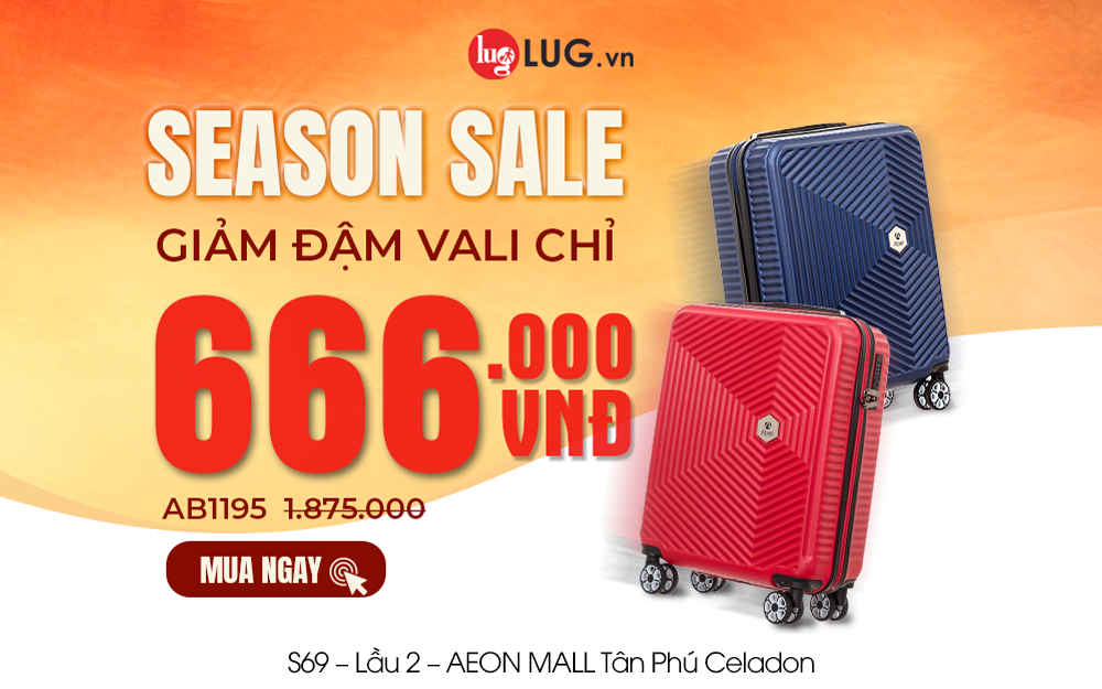 SEASON SALE – VALI ĐỒNG GIÁ CHỈ TỪ 666k