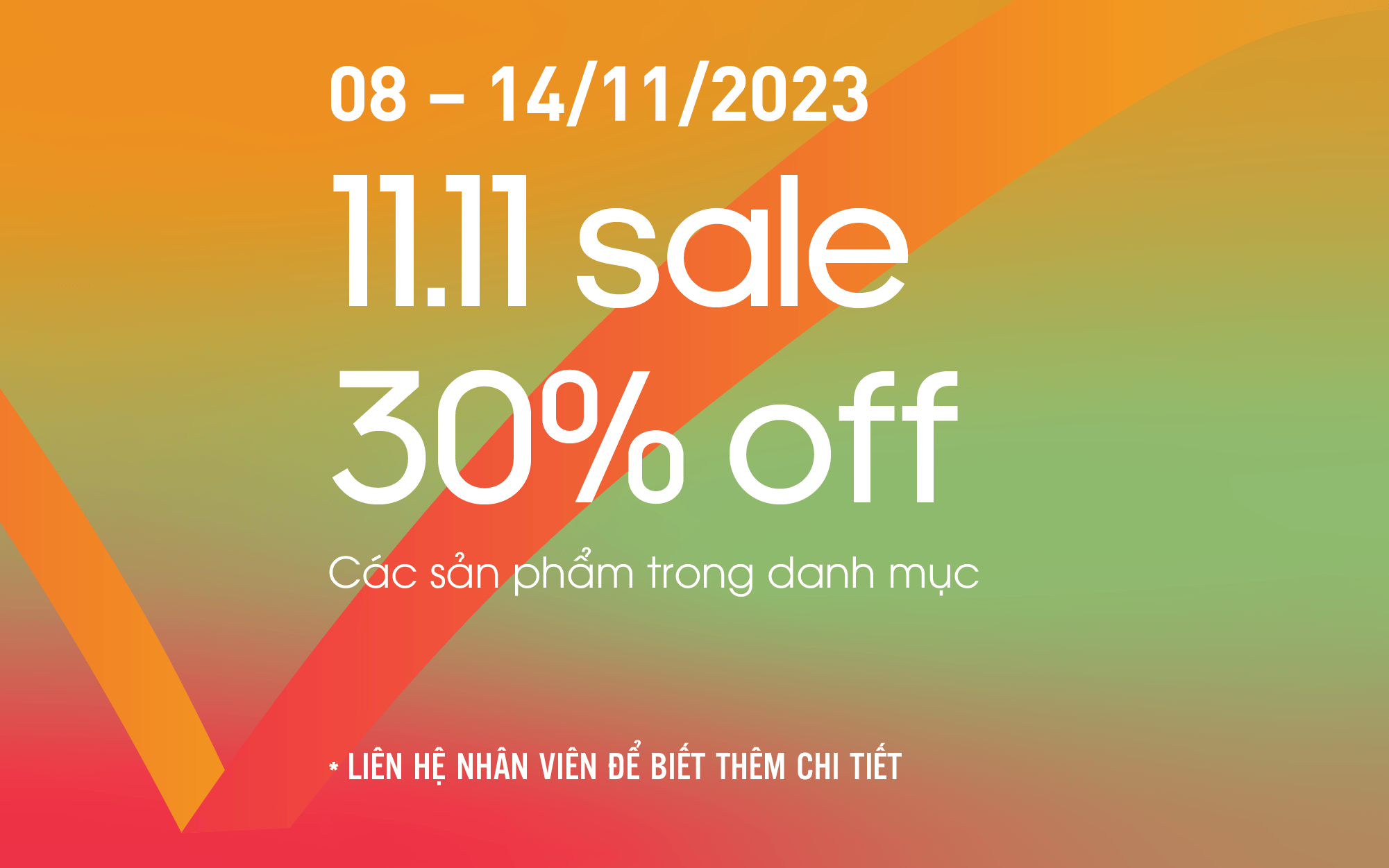 11.11 SALE – GIẢM 30-50% HÀNG NGÀN SẢN PHẨM