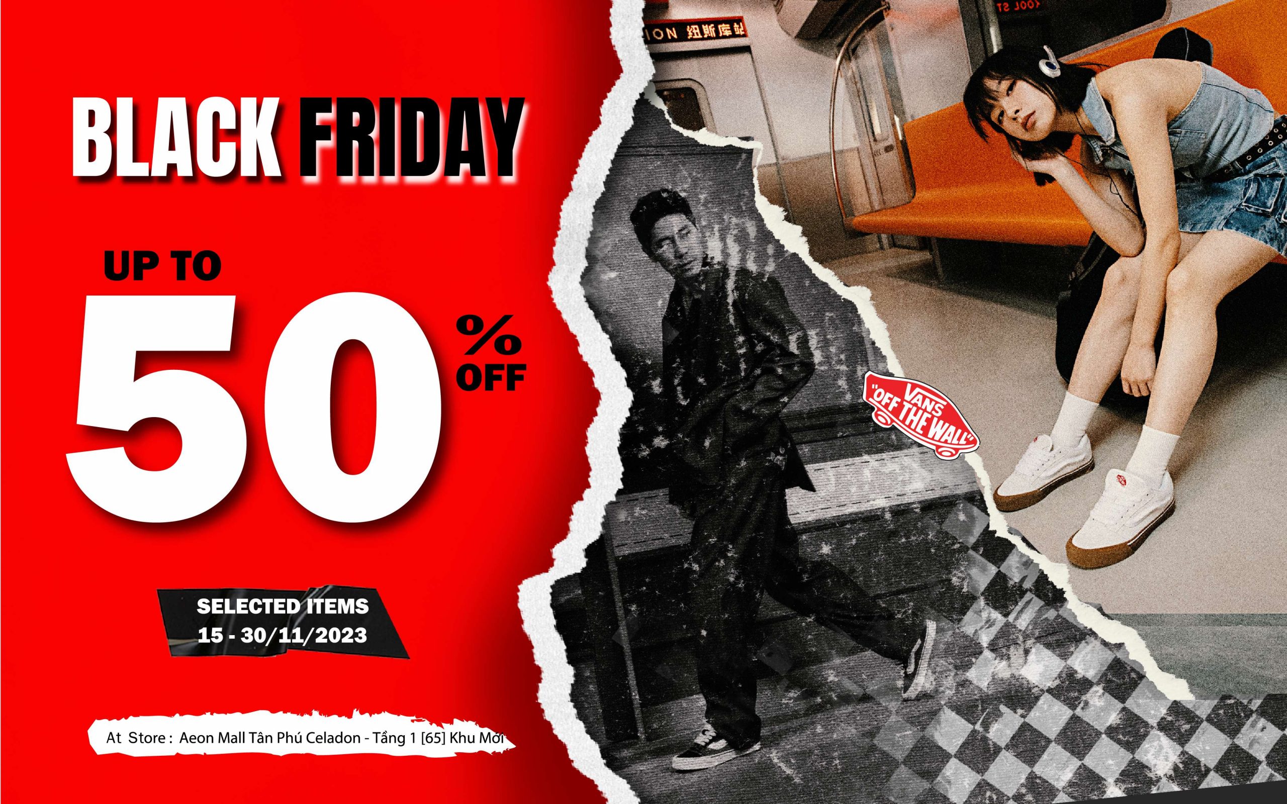 VANS –  BLACK FRIDAY PROMOTION