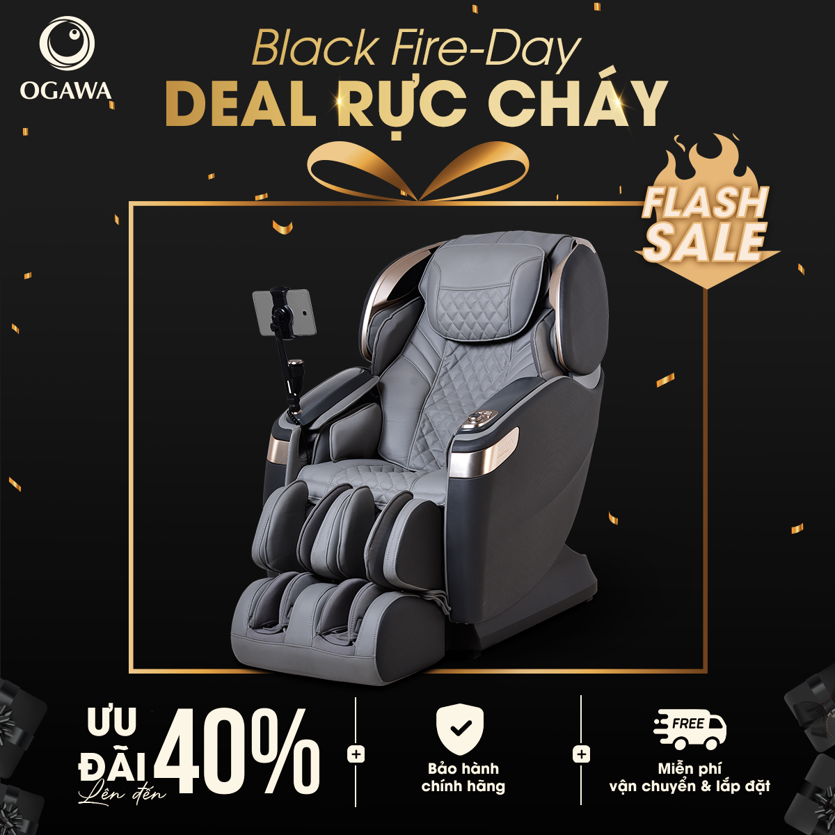 OGAWA – [ BLACK FIRE-DAY ] SIÊU DEAL RỰC CHÁY (BLACK FRIDAY – SALE UP TO 40%++ MANY ITEMS)