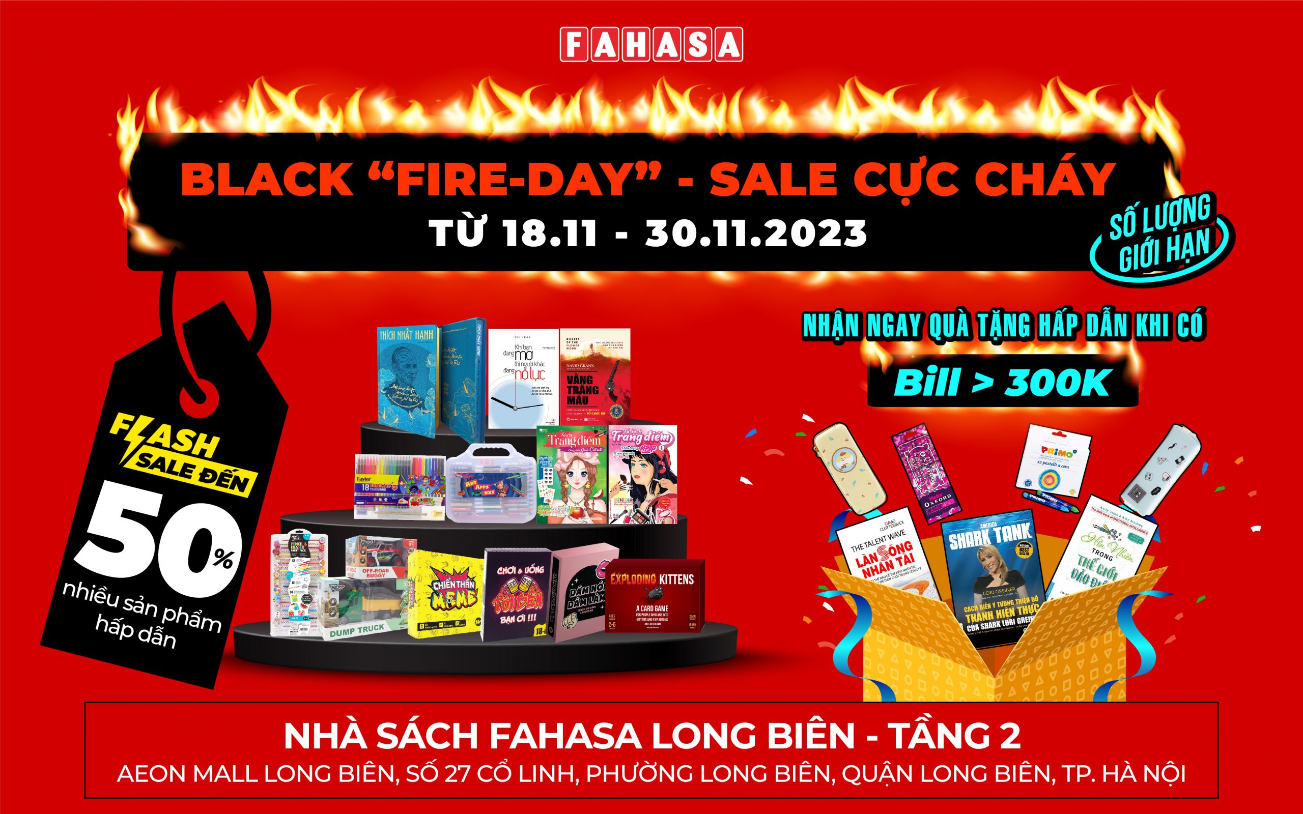 BLACK “FIRE-DAY” – SALE CỰC CHÁY