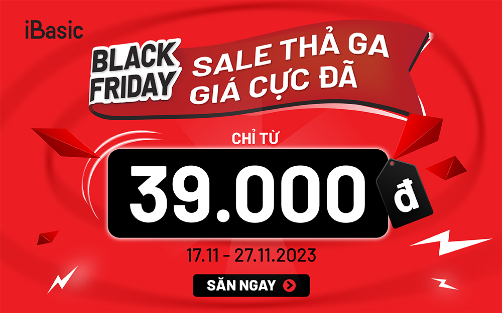 BLACK FRIDAY CÙNG IBASIC