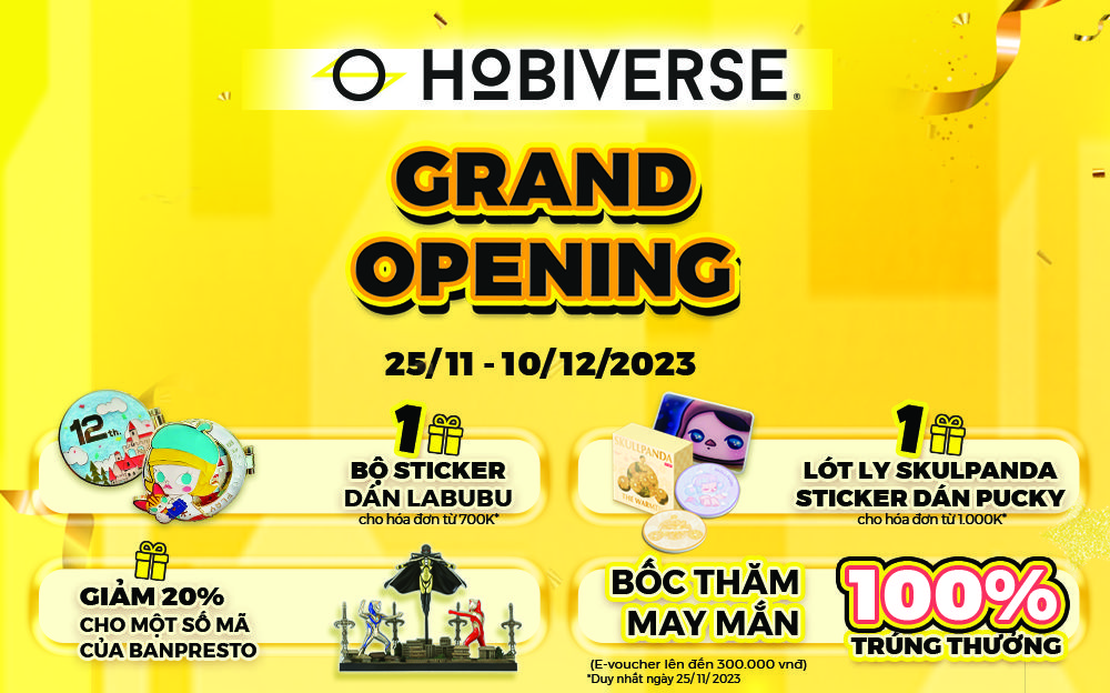 HOBIVERSE TƯNG BỪNG KHAI TRƯƠNG CỬA HÀNG MỚI TRONG THÁNG 11 💥