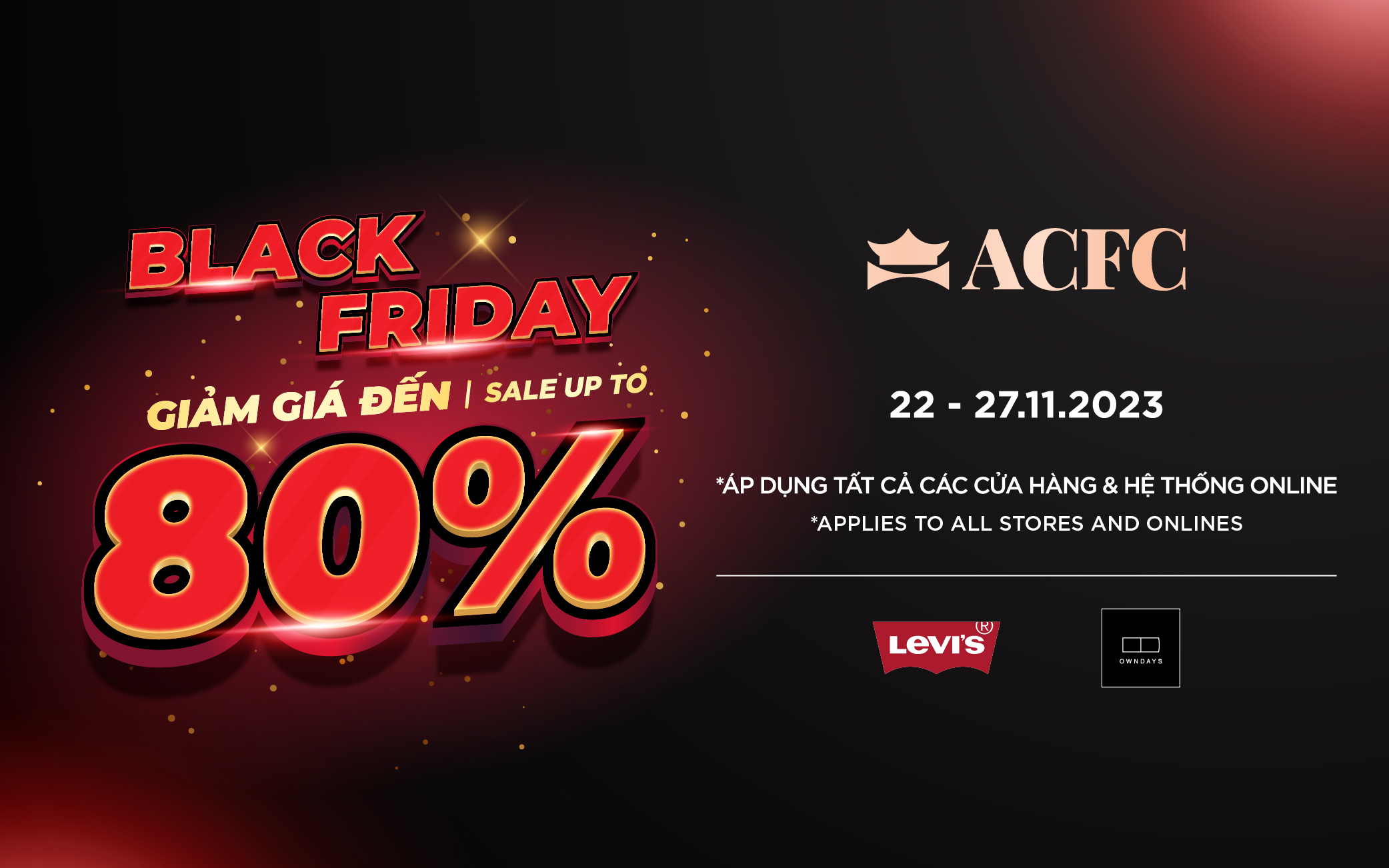 ACFC BLACK FRIDAY – SALE UP TO 80%