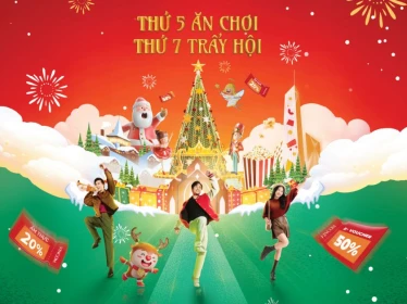 Thứ 5 Ăn Chơi - Thứ 7 Trẩy Hội Độc quyền tại Vincom Mega Mall Ocean Park