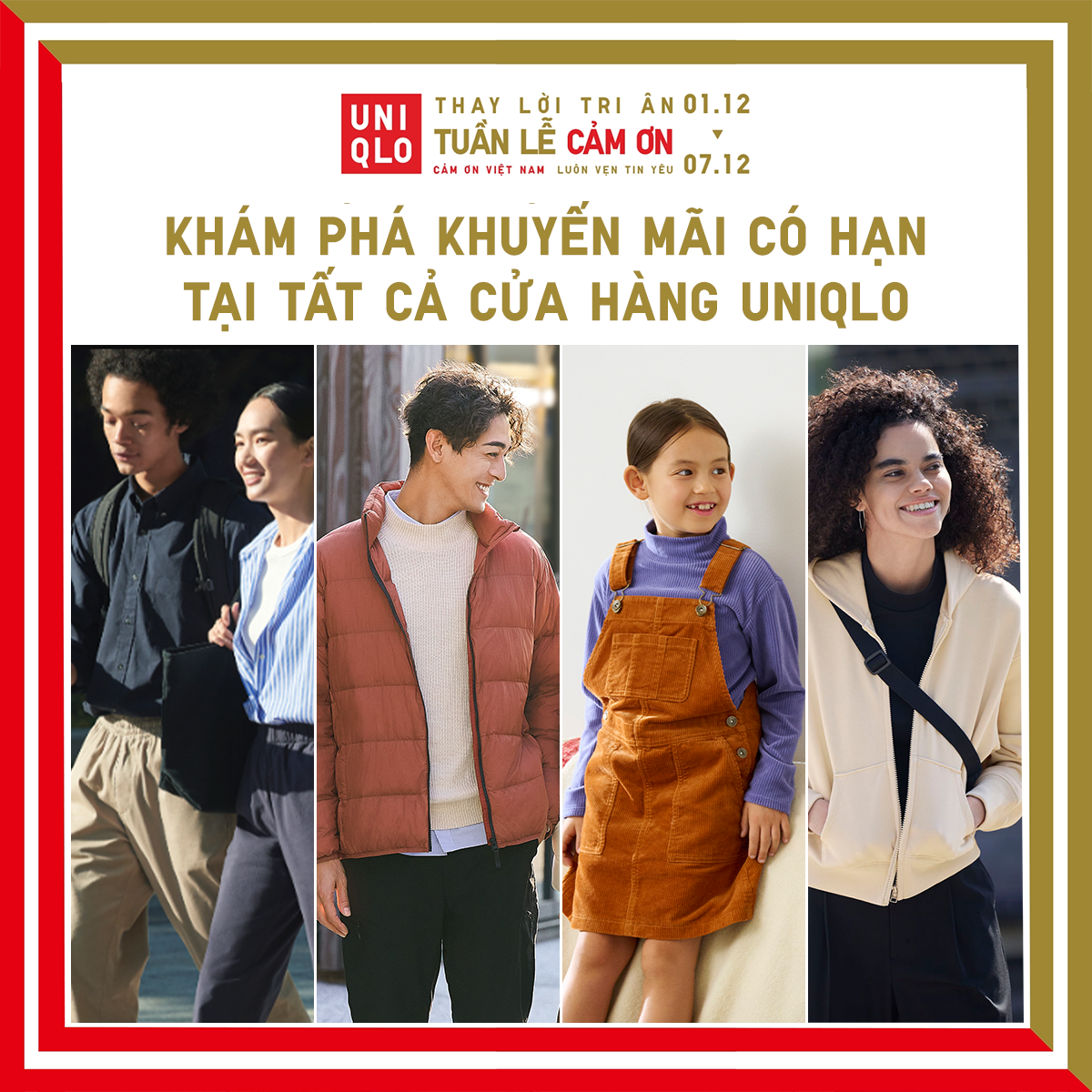 UNIQLO – ĐỪNG BỎ LỠ TUẦN LỄ CẢM ƠN