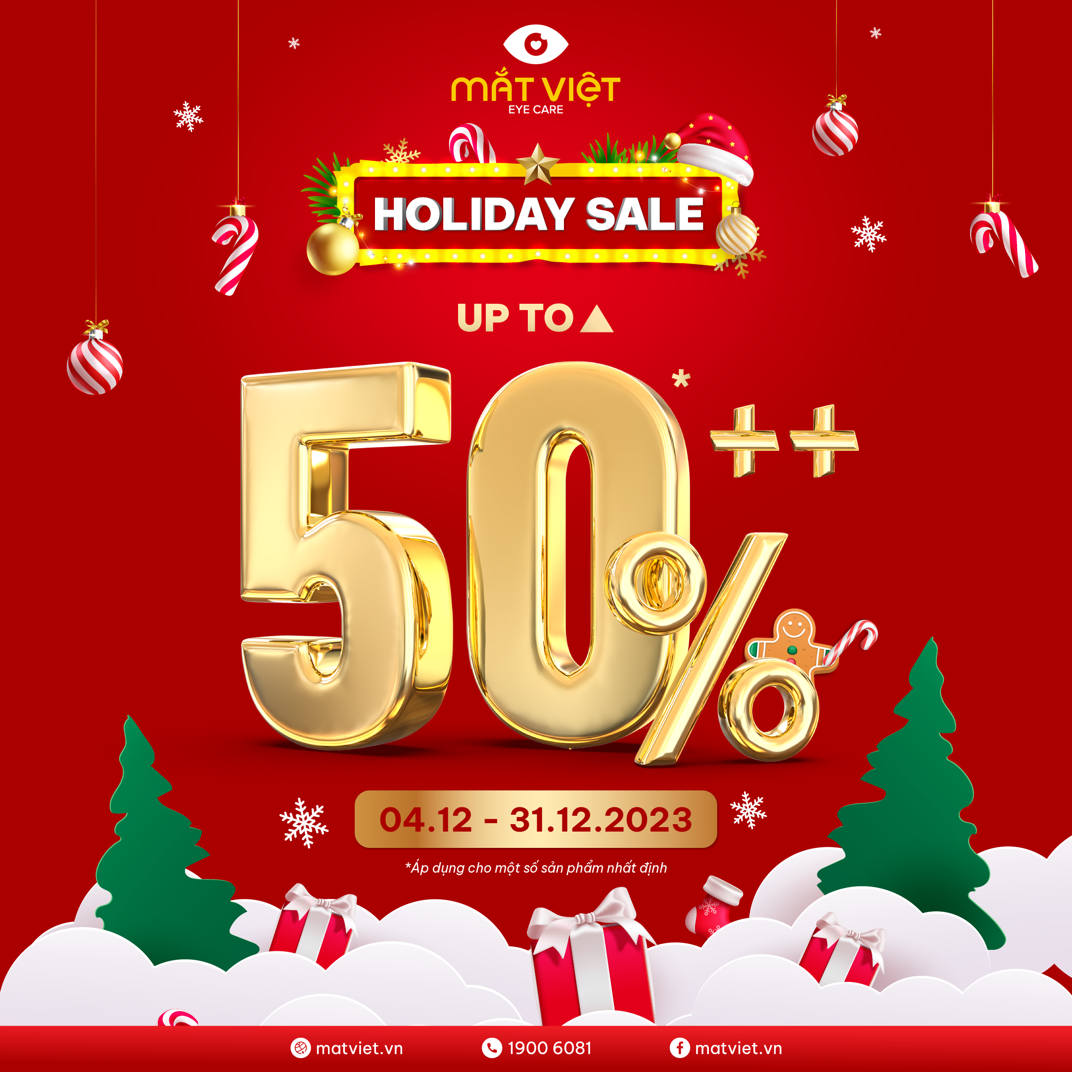 MẮT VIỆT – HOLIDAY SALE UP TO 50%++