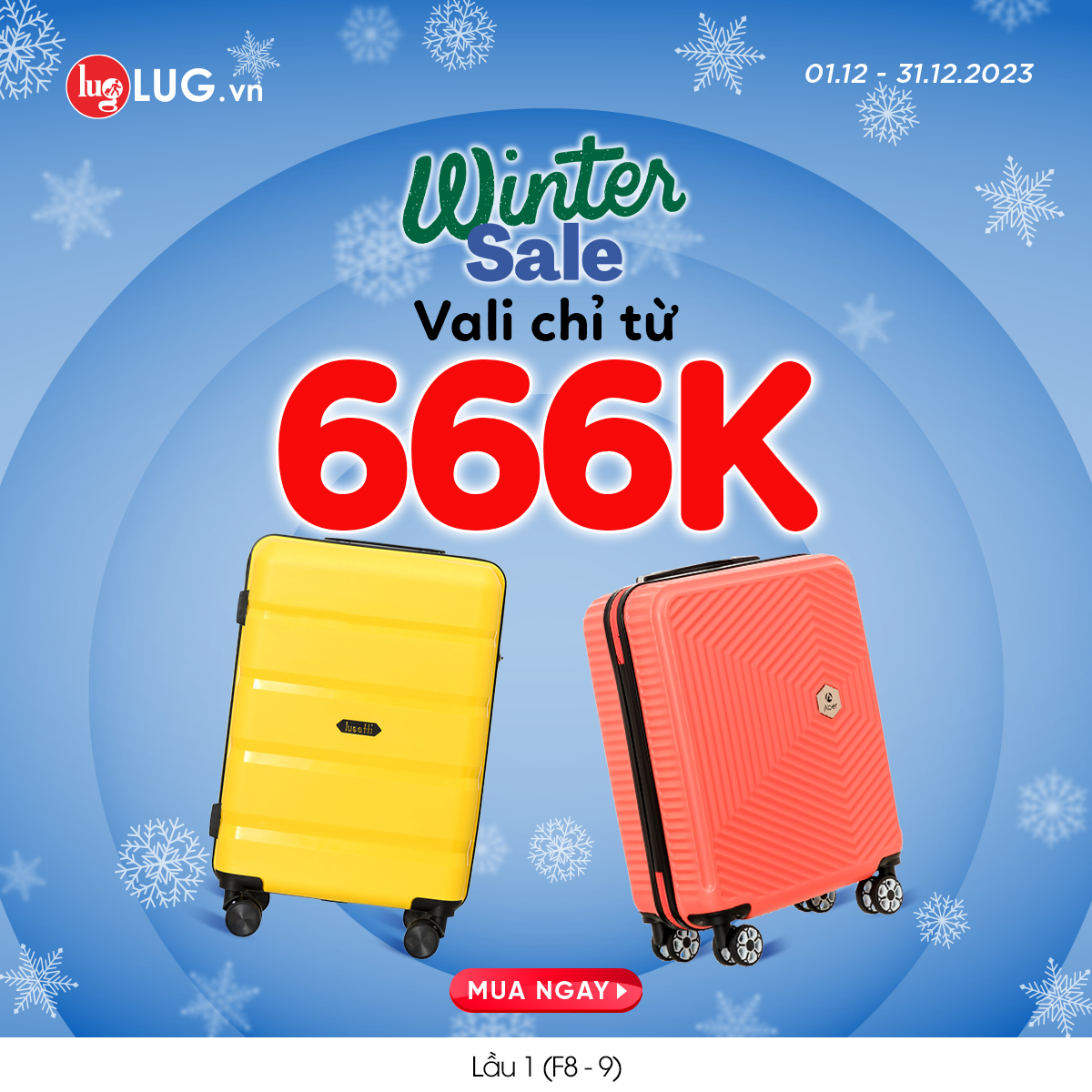 LUG.VN – WINTER SALE – VALI CHỈ TỪ 666k