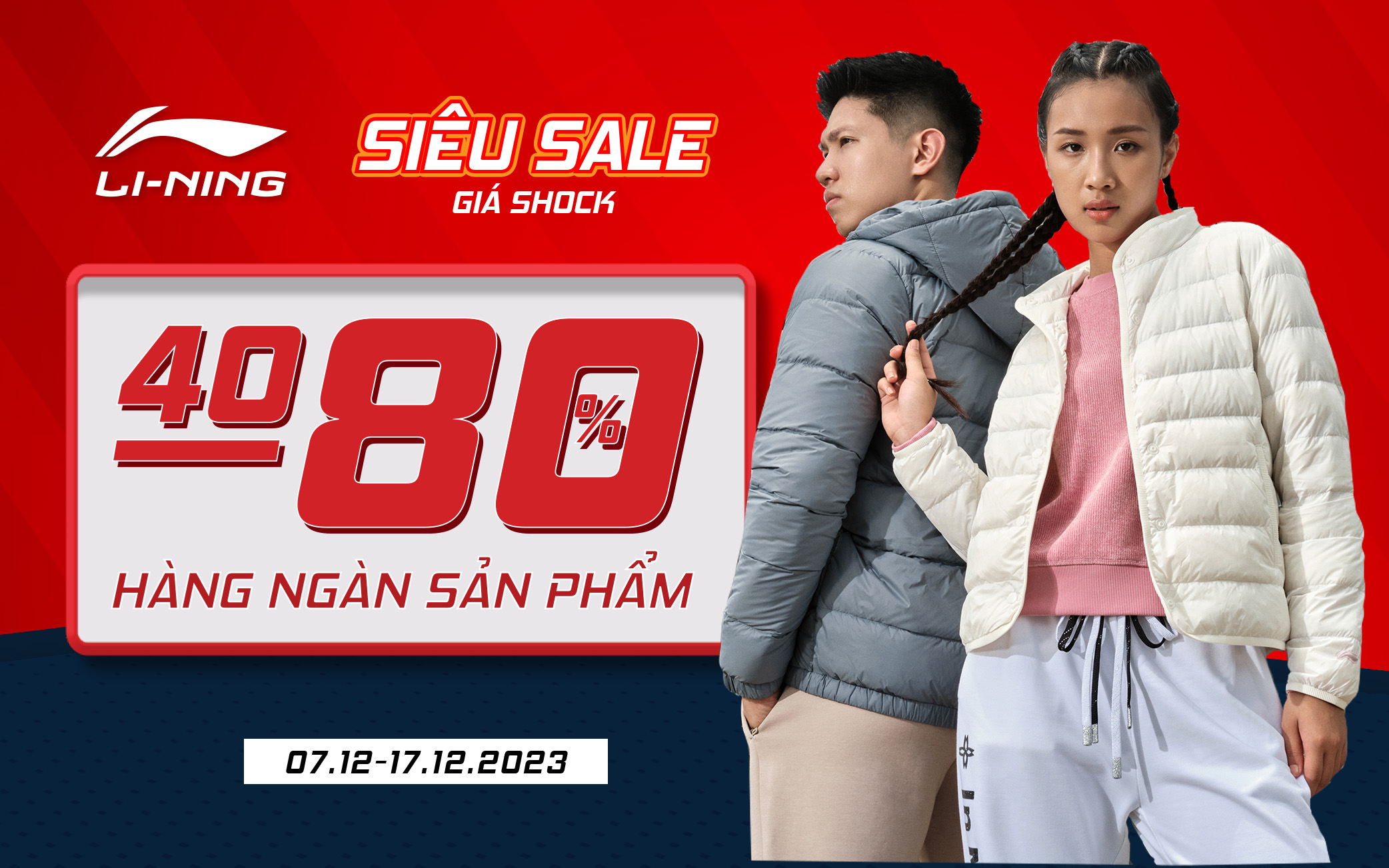 SIÊU SALE GIÁ SHOCK ĐÃ TRỞ LẠI – LI-NING CHỈ TỪ 19K