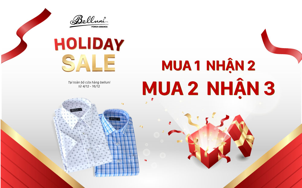 HOLIDAY SALE || NHẬN QUÀ TẶNG HẤP DẪN TỪ BELLUNI ❤❤❤