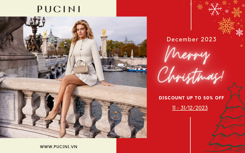 Merry Christmas – Discount up to 50% cùng Pucini