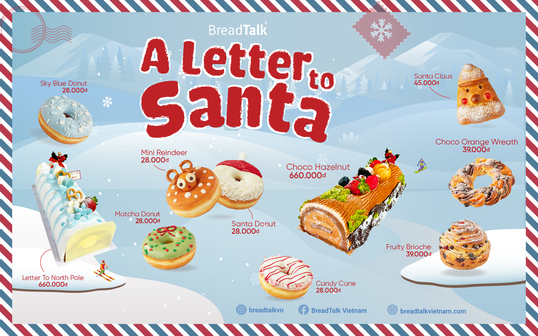 LETTER TO SANTA 🎅🎅🎅 – BREAD TALK CHÀO ĐÓN GIÁNG SINH VỚI NHIỀU SẢN PHẨM MỚI