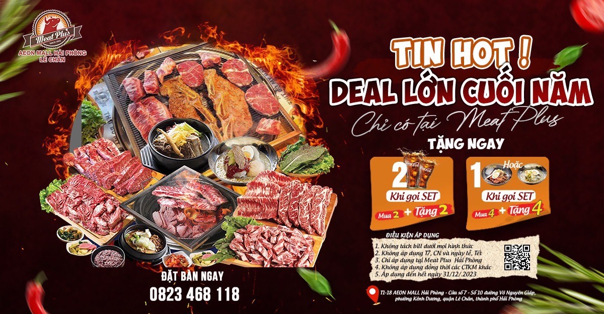 TIN HOT ‼ 💥 DEAL LỚN CUỐI NĂM – CHỈ CÓ TẠI MEAT PLUS 💥