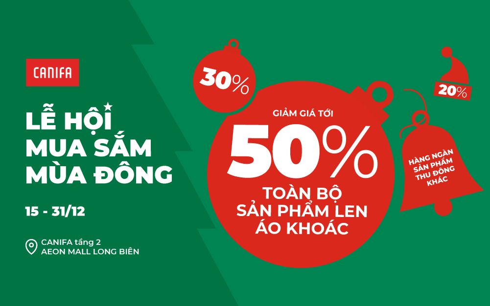 Lên lịch SĂN DEAL với: LỄ HỘI MUA SẮM MÙA ĐÔNG