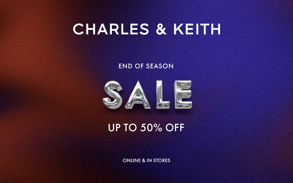 End of season – Sale up to 50% cùng Charles & Keith