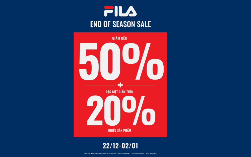 FILA | END OF SEASON SALE