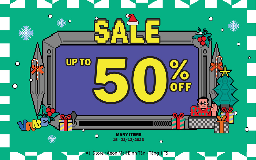 Year End Sale Promotion – Siêu sale bùng nổ promotion cùng Vans