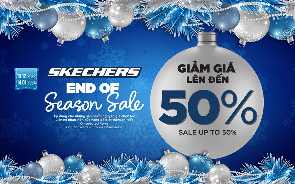 “Siêu Deal” cuối năm – Giảm giá lên đến 50% cùng Skechers