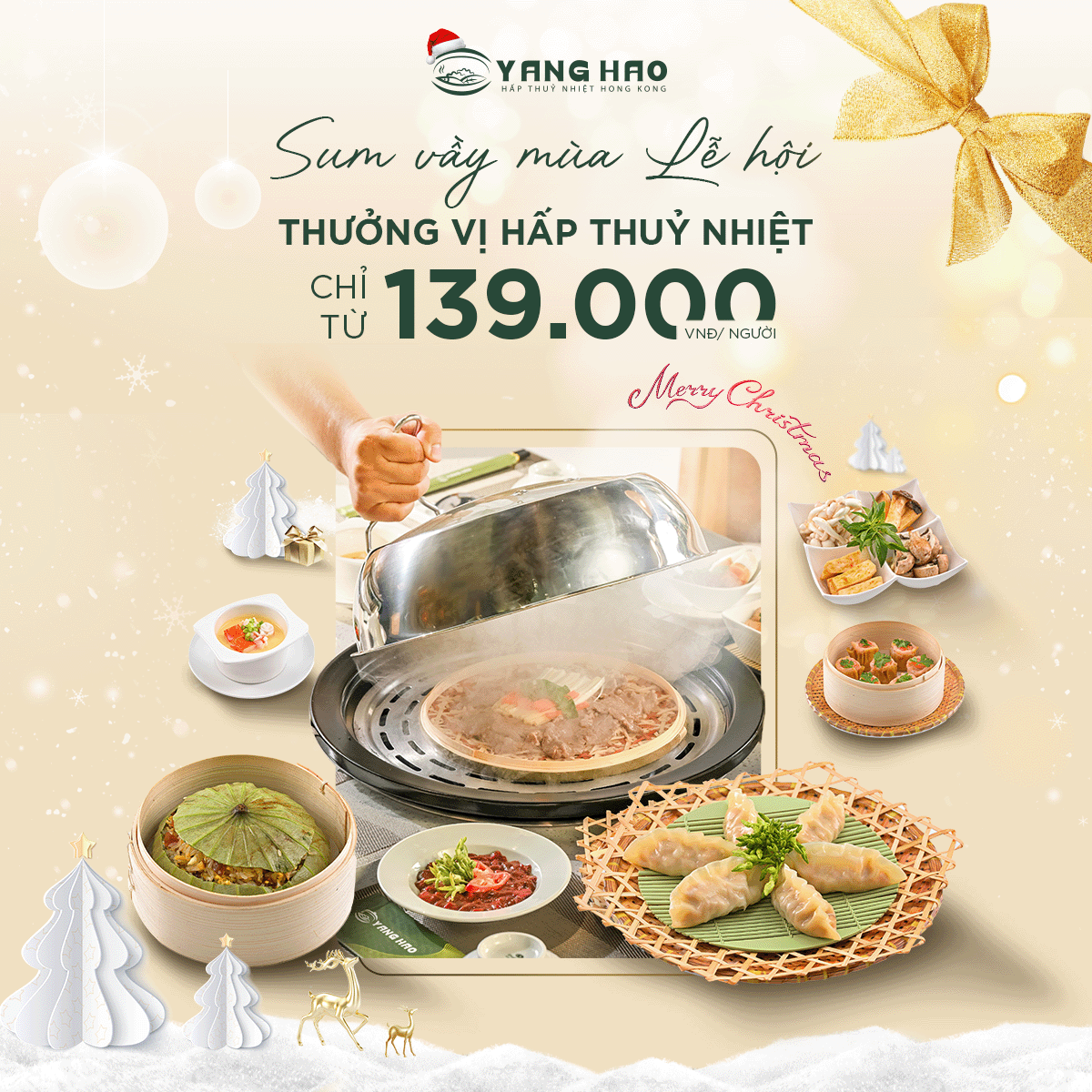 YANG HAO – THƯỞNG VỊ HẤP THỦY NHIỆT CHỈ TỪ 139.000VNĐ