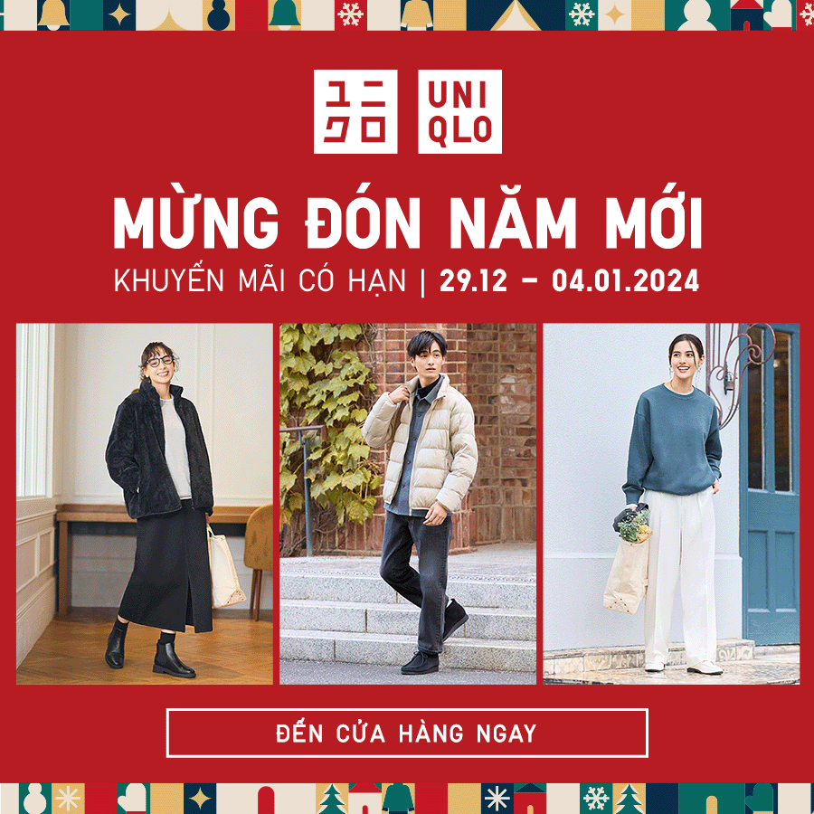 UNIQLO – KHUYẾN MÃI CÓ HẠN MỪNG ĐÓN NĂM MỚI