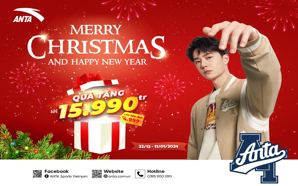 📣X2 ƯU ĐÃI ĐÓN BỘ SƯU TẬP MỚI, ANTA TẶNG QUÀ TỚI 15,99 TRIỆU – SALE TỚI 30%