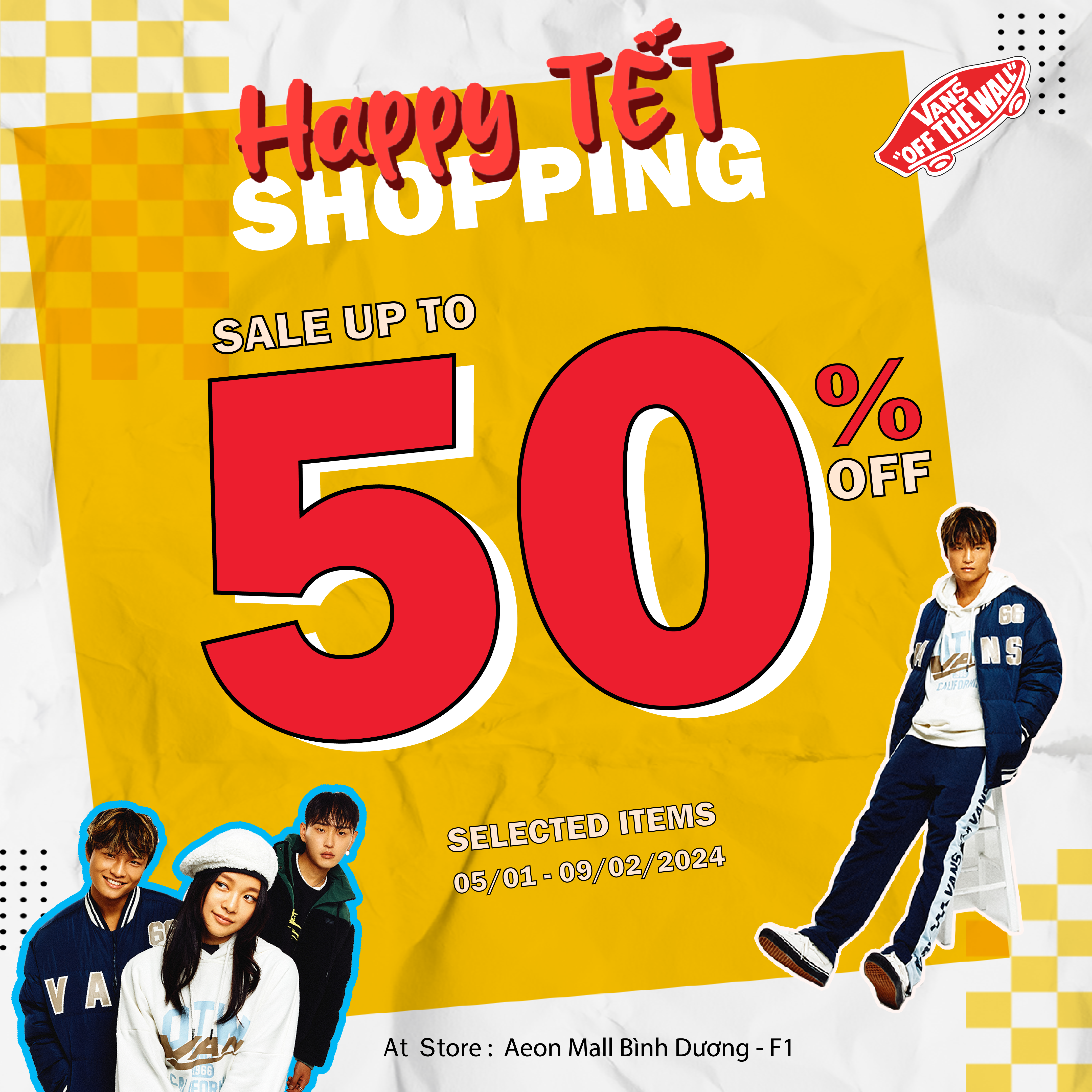 VANS –  HAPPY TẾT SHOPPING PROMOTION