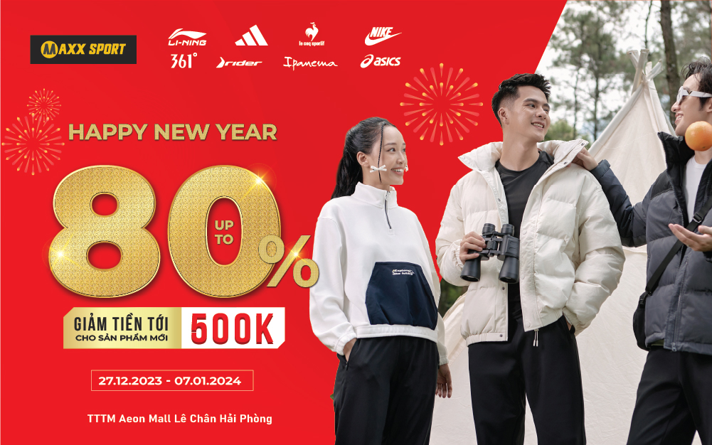 CHÀO NĂM MỚI 2024 𝐌𝐀𝐗𝐗𝐒𝐏𝐎𝐑𝐓 GIẢM GIÁ TỚI 80%