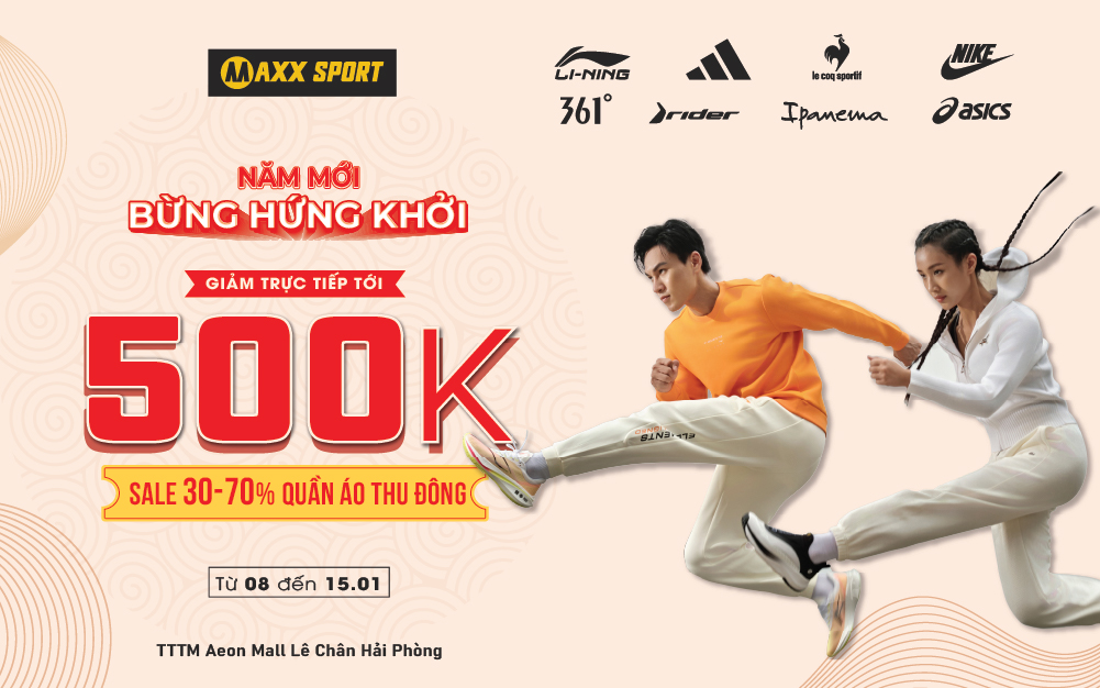 NĂM MỚI BỪNG HỨNG KHỞI VỚI LOẠT DEAL KHỦNG TỪ MAXXSPORT