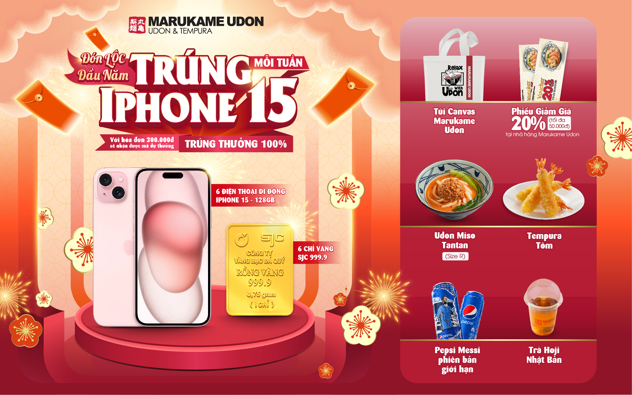 ĐÓN LỘC ĐẦU NĂM – TRÚNG IPHONE 15 MỖI TUẦN